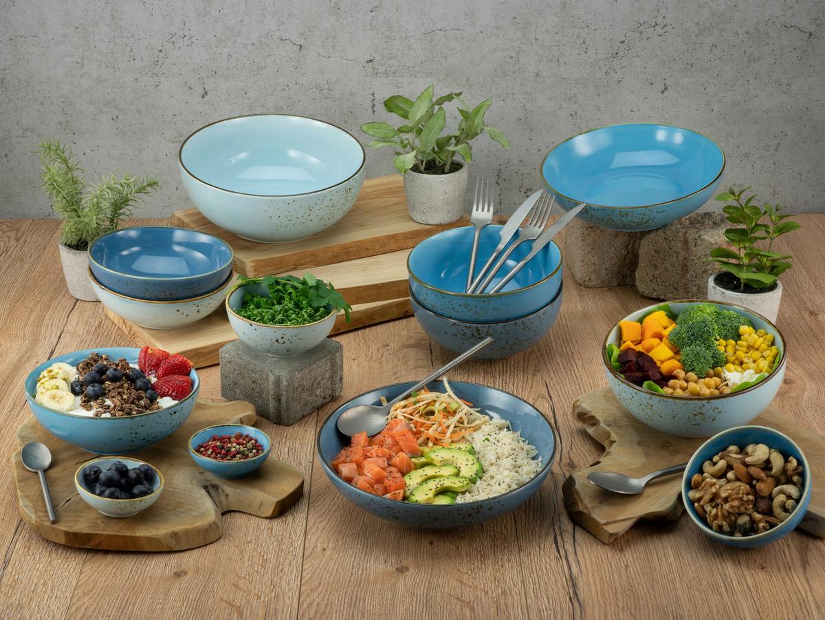 Dipschalenset 22091 Nature Collection - Pastellblau, Trend, Keramik (8cm) - Creatable