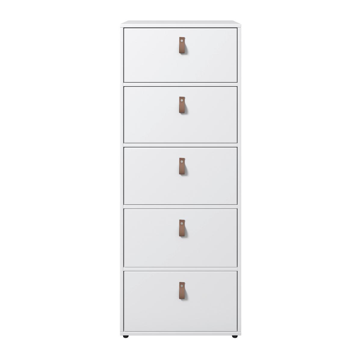 Komoda MICK - hnedá/čierna, Modern, plast (46/119,5/40cm) - Modern Living
