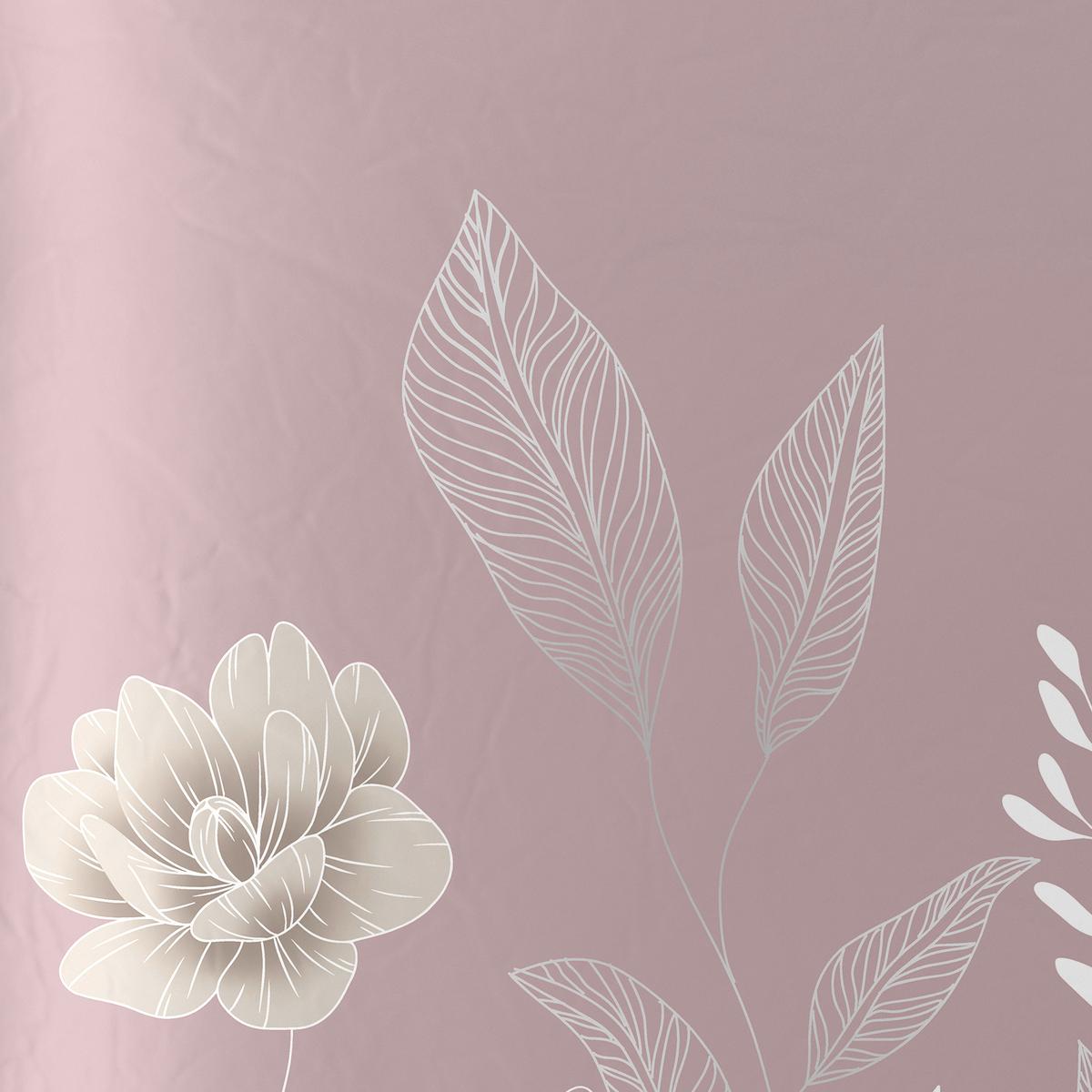 Posteľná bielizeň Nala, 70/90 140/200cm - hnedofialová, Romantik / Landhaus, textil (140/200cm) - Mömax