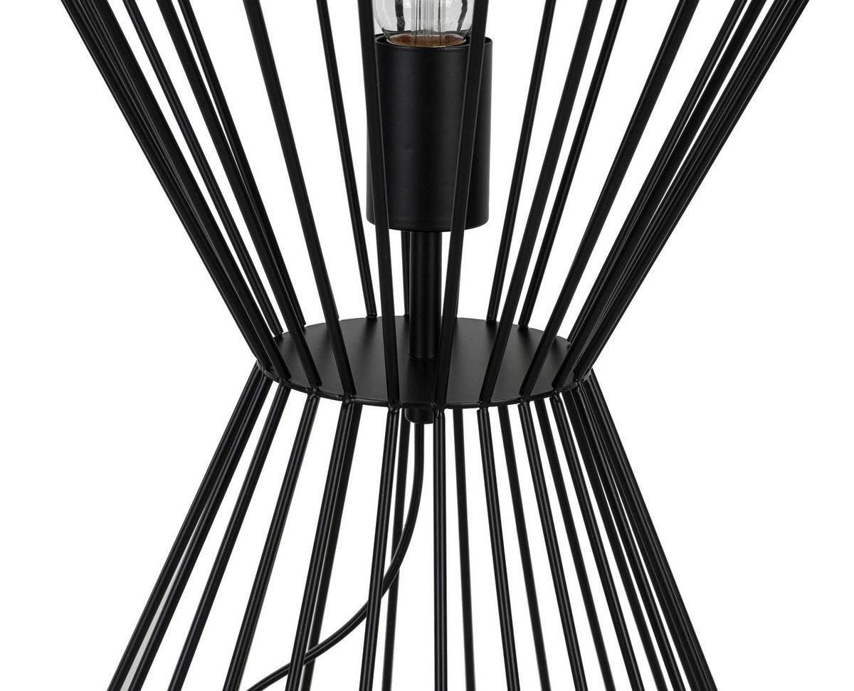 STOLNÍ LAMPA TABLE - černá/barvy dubu, Moderní, kov/dřevo (45/54cm) - Mömax