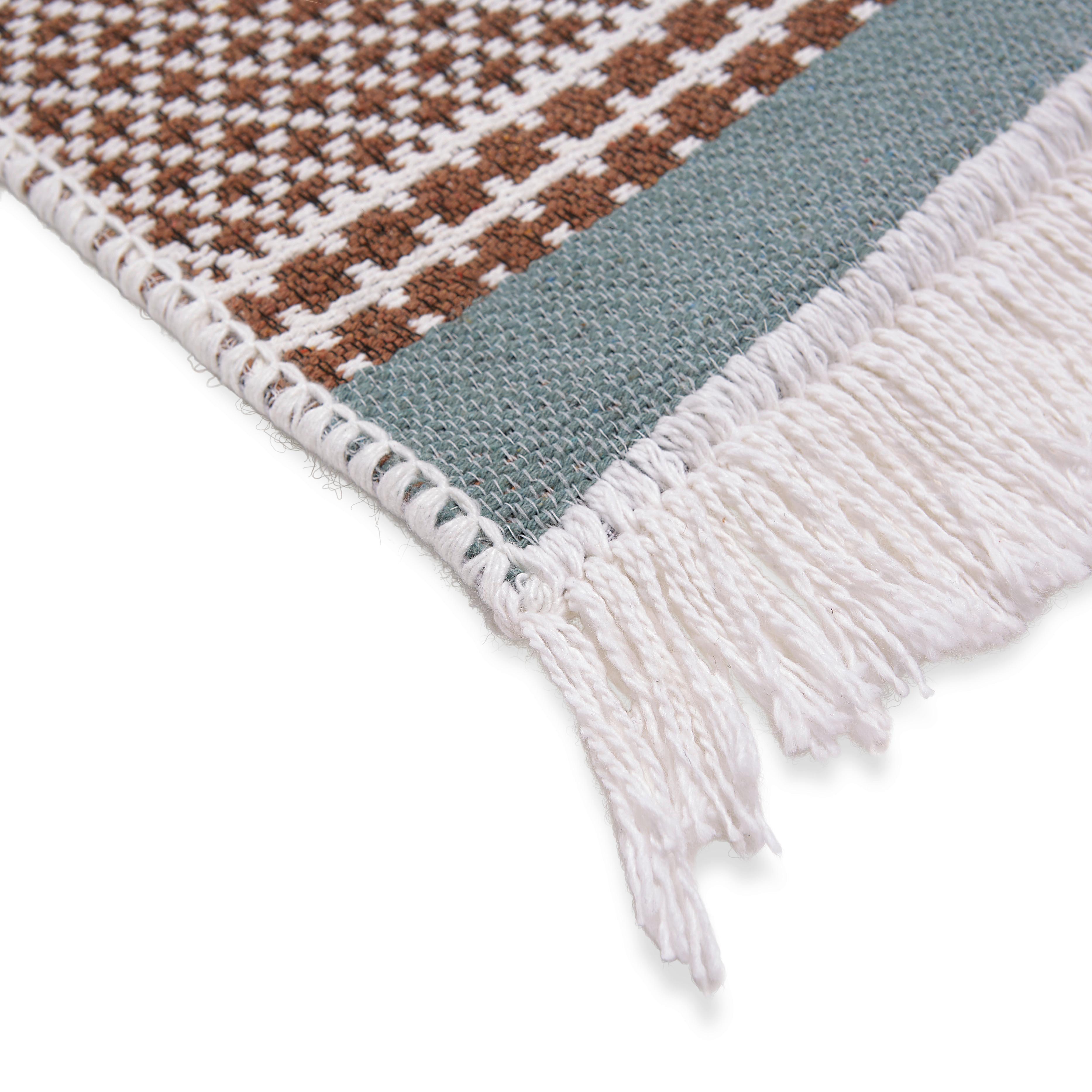 Ručne Tkaný Koberec Azteca 1 - hnedá, Moderný, textil (80/150cm) - Modern Living