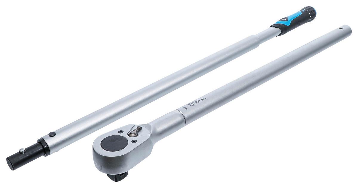 Drehmomentschlüssel Abtrieb Silberfarben L: 150 Cm - Silberfarben, Basics (150cm)