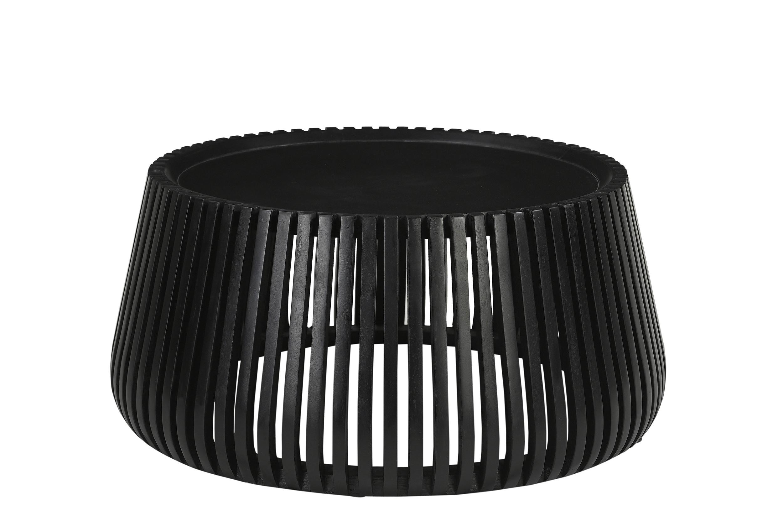 COUCHTISCH Schwarz B: 80 cm - Schwarz, Design, Holz (80/80/36cm) - MID.YOU