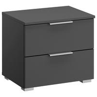 Nachtkästchen Alabama, Grau B: 40 Cm - Alufarben/Grau, MODERN, Holzwerkstoff (40/42/42cm) - Rauch Möbel