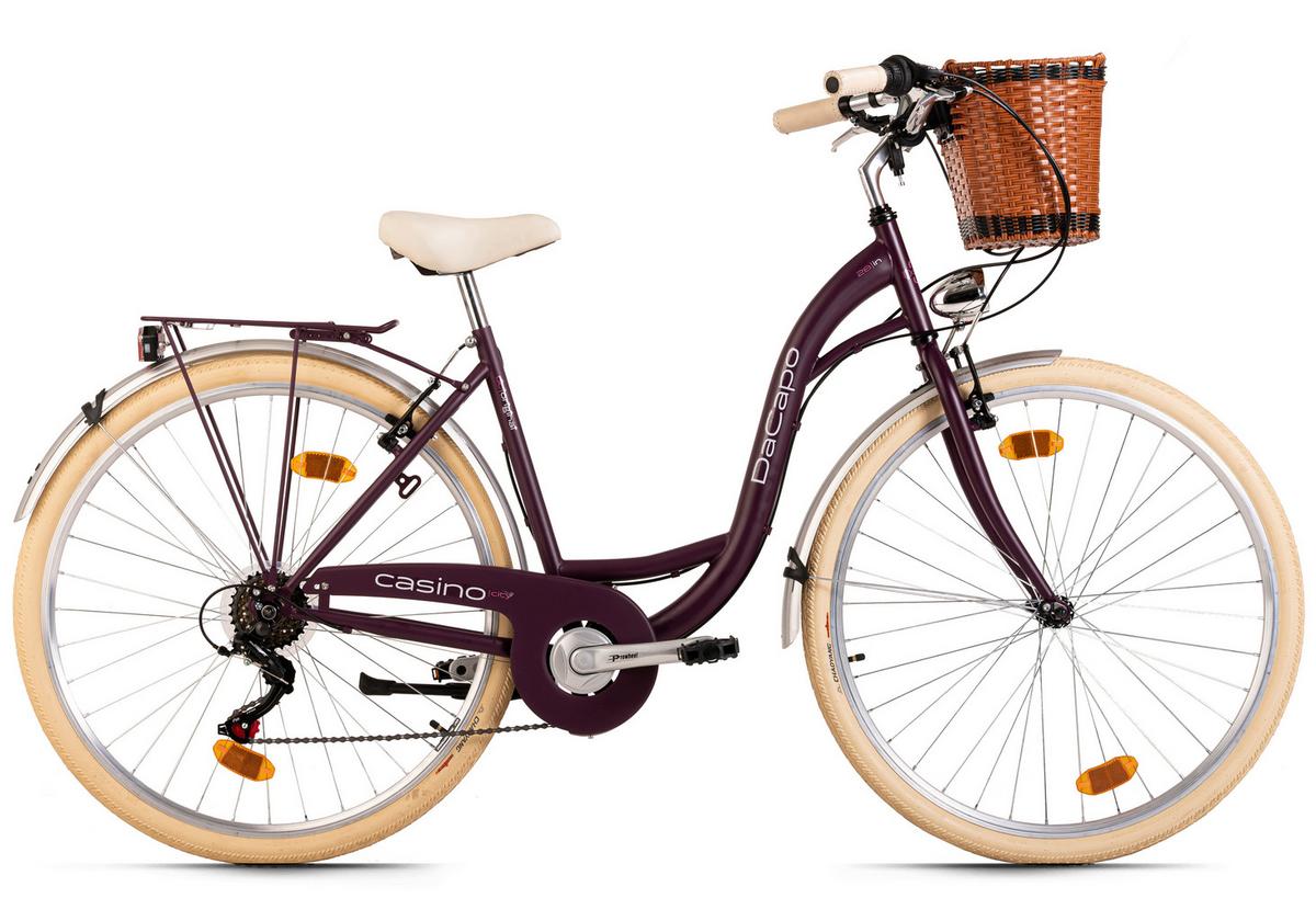 Citybike Dacapo Damenrad 28 Zoll, Lila - Lila, Basics, Metall (25/140/60cm)