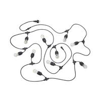 Lichterkette Chain Schwarz B: 650 cm - Schwarz, Basics, Kunststoff (650,0cm)