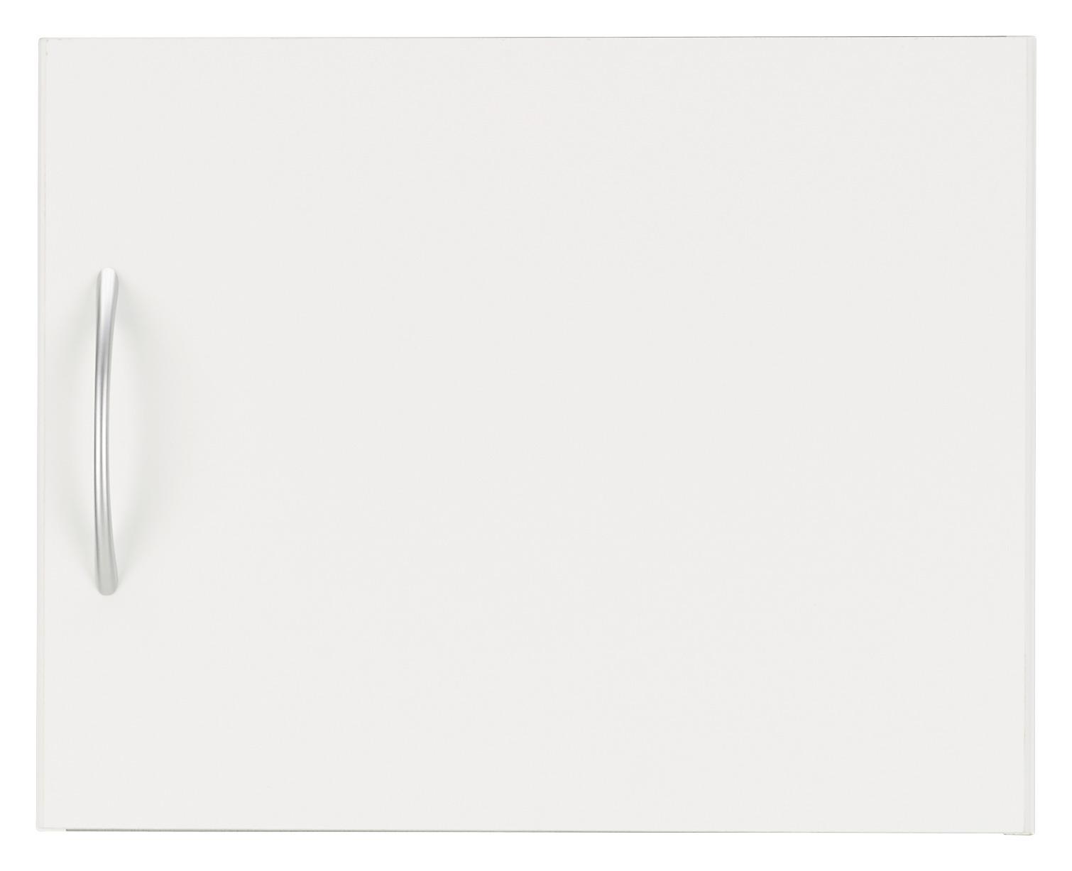 Nástavec Na Skříň Mrk - bílá/barvy hliníku, Konvenční, kompozitní dřevo/plast (50/40/40cm) - Modern Living