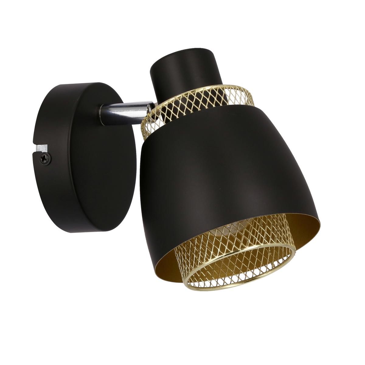 Strahler 41-13774 Aleksandria - Goldfarben/Schwarz, Design, Metall (16.5/10/12cm)