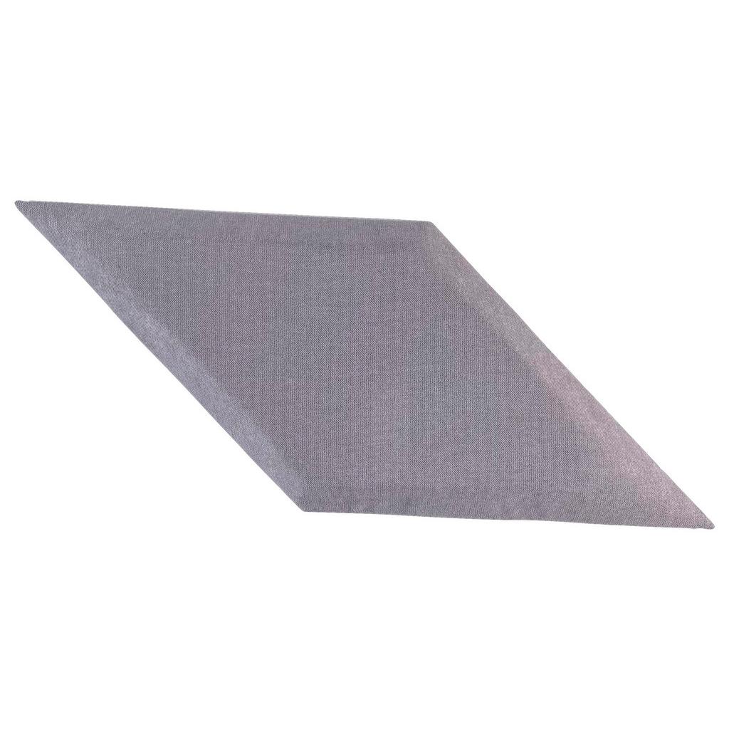 Wandpolster 2er-Set 35x25 cm Trapezförmig, Grau
