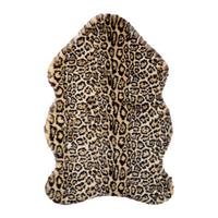 UMĚLÁ KOŽEŠINA LEO - bílá/černá, Konvenční, textil (60/90cm) - Mömax
