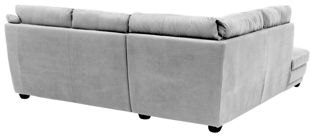 Ecksofa Nebolo Hellgrau - Hellgrau, Design, Textil (225/245cm) - Livetastic