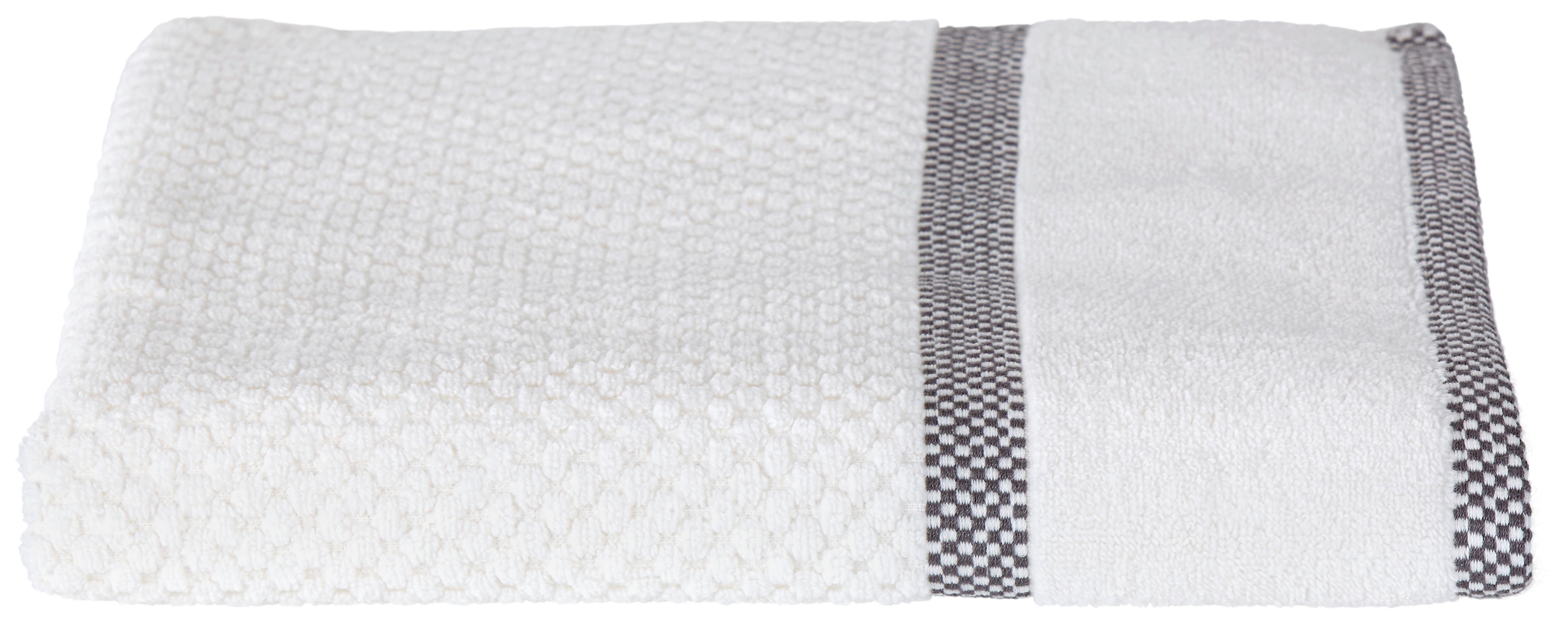Törölköző Rocky 70/140cm - fehér, Romantik / Landhaus, textil (70/140cm) - James Wood
