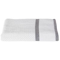 Duschtuch Rocky Baumwolle 500 g/M2 Weiß 70x140 cm - Weiß, ROMANTIK / LANDHAUS, Textil (70/140cm) - James Wood
