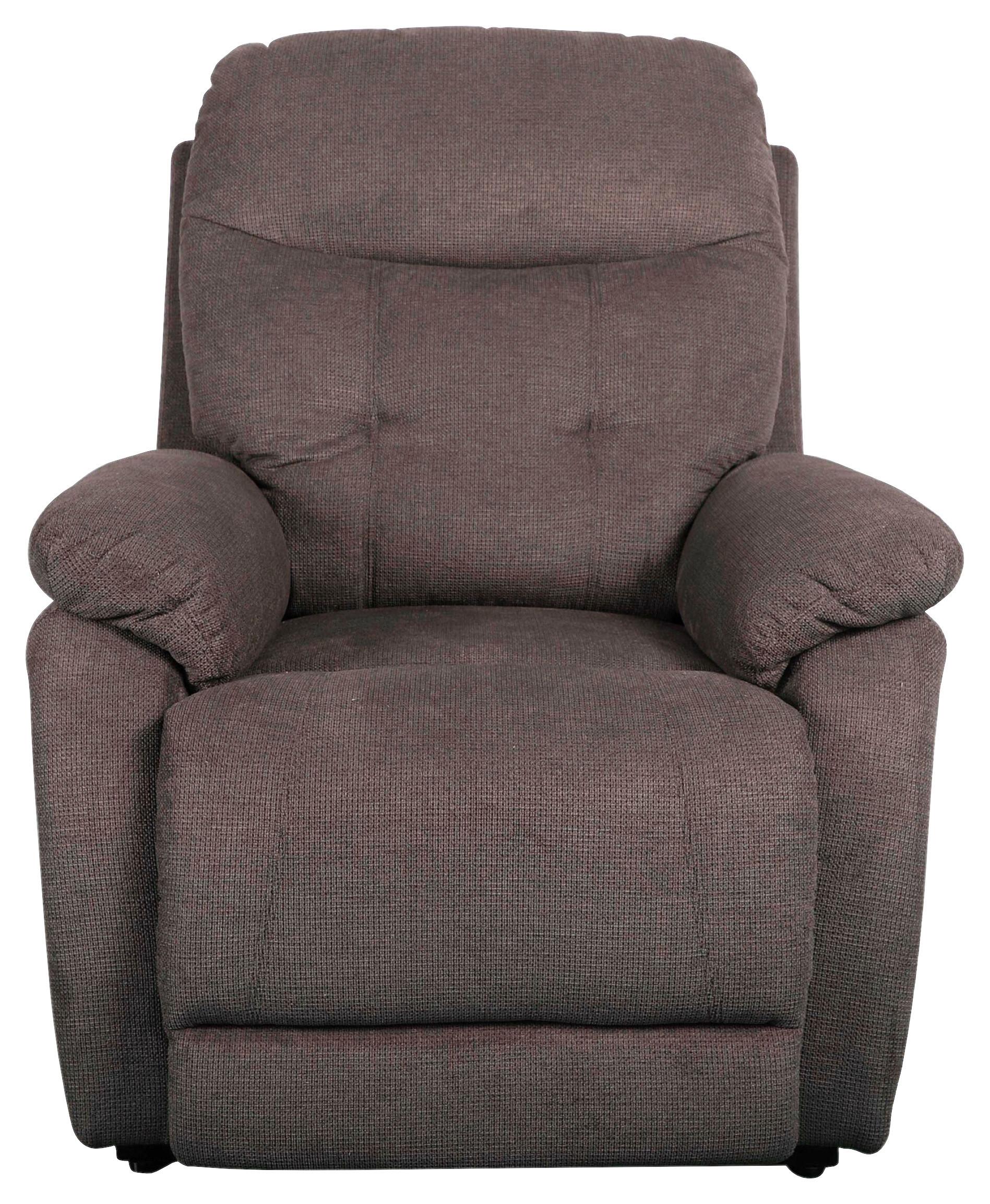 Relaxsessel Mario Webstoff Braun, B: 89 Cm - Schwarz/Braun, MODERN, Textil/Metall (89/107/94cm) - James Wood