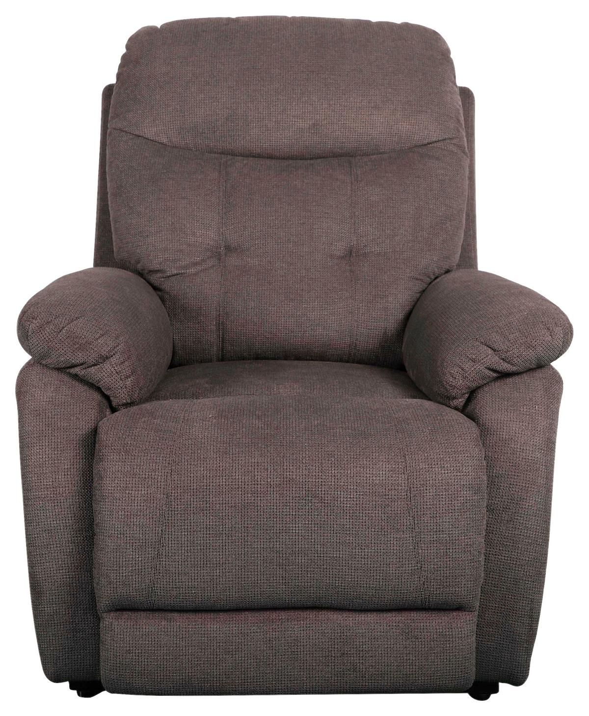 Relaxsessel Mario Webstoff Braun, B: 89 Cm - Schwarz/Braun, MODERN, Textil/Metall (89/107/94cm) - James Wood