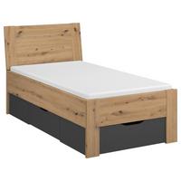 ÚLOŽNÝ PROSTOR POD POSTEL ADITIO BEDS - šedá, Moderní, kompozitní dřevo (96/28/203cm)