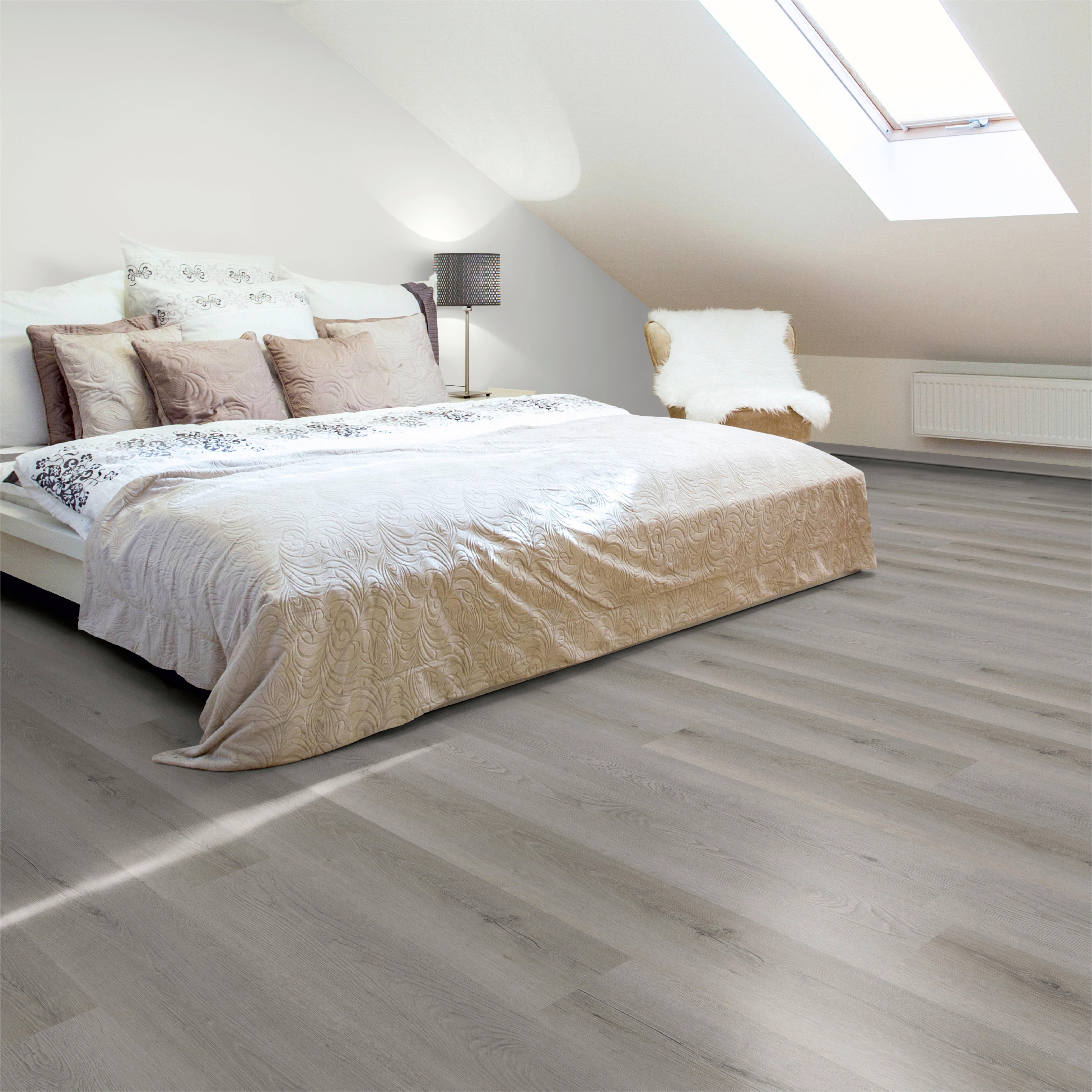 Designboden Eichefarben/Grau /Hellgrau Landhausdiele Stärke 4,8mm - Eichefarben/Eiche grau, Basics, Kunststoff (122/23/0.48cm)