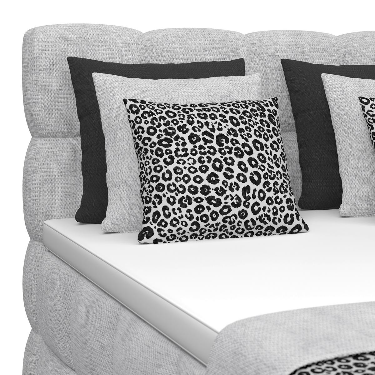Boxspringbett Brisbane inkl. Bettkasten 140x200 - Champagner/Schwarz, Trend, Holz/Holzwerkstoff (140/200cm) - Sembella