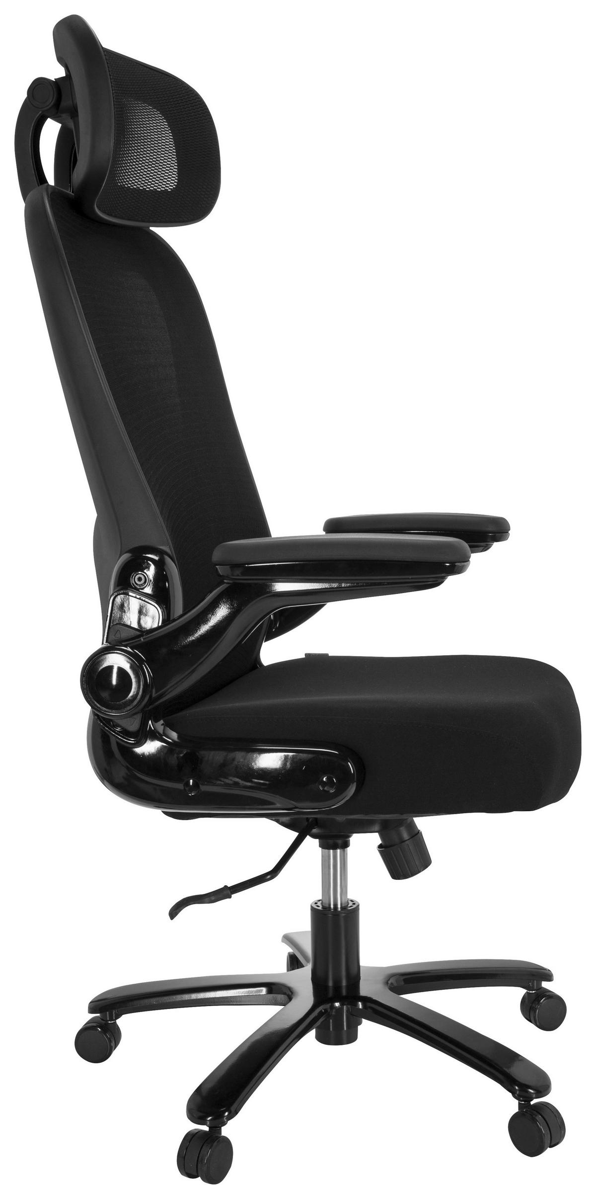 Drehstuhl Instructor Sw I Pro Schwarz - Schwarz, MODERN, Kunststoff/Textil (75/142/63cm) - MID.YOU