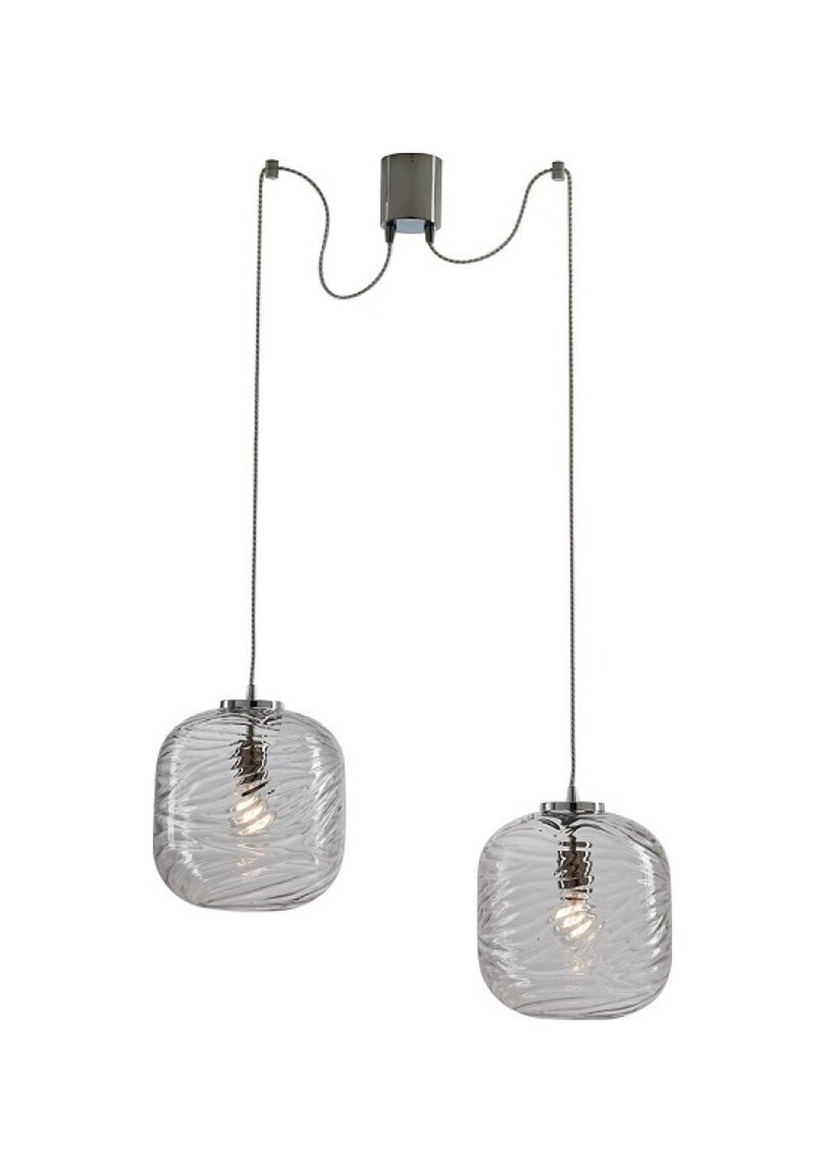 Hängeleuchte I-Nereide-C-S2 Tr - Transparent, KONVENTIONELL, Glas (24,5/30,6cm)