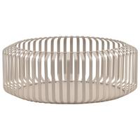 Dekoračná miska JANA - béžová, Modern, kov (27/10,5cm) - Mömax