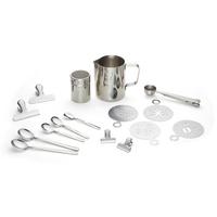 Kaffeeset Cosme - Silberfarben, Basics, Metall - Echtwerk