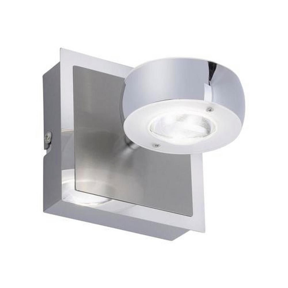 Led-wandleuchte 12471-55 Lolasmart-Opti - Silberfarben, Design, Kunststoff/Metall (12/12/14cm)