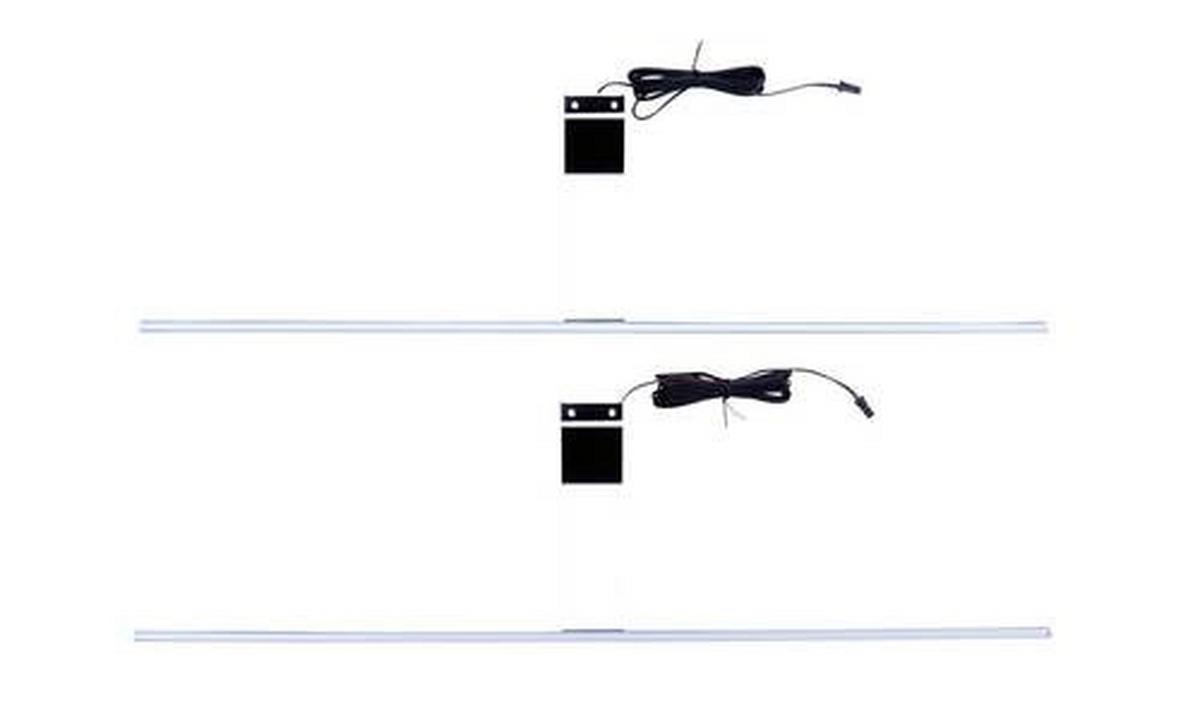Ráépíthető Lámpa Slimline - króm, Modern, műanyag (60cm)
