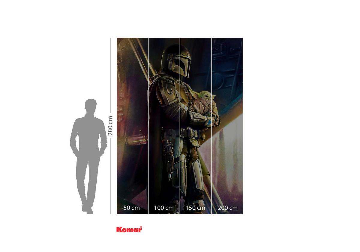 Fototapete Mandalorian Savior - Multicolor, Trend, Textil (200/280cm)
