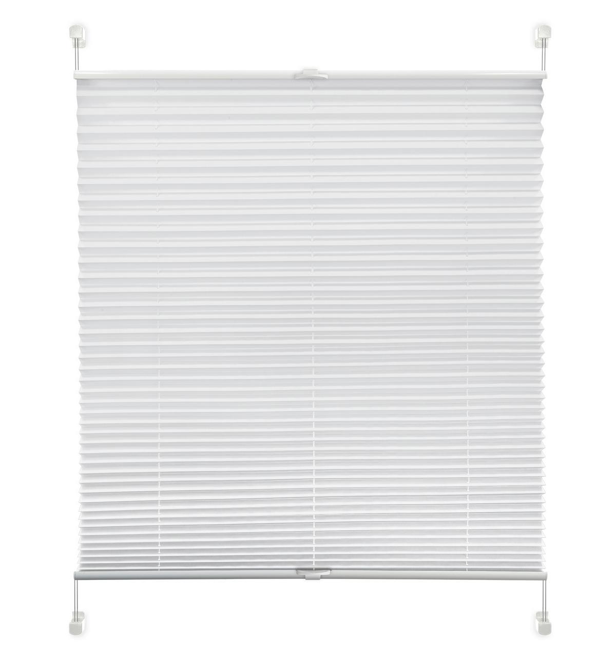 PLISOVANÁ ROLETA Light, biela ca. 100x130 cm - biela, textil (100/130cm) - Premium Living