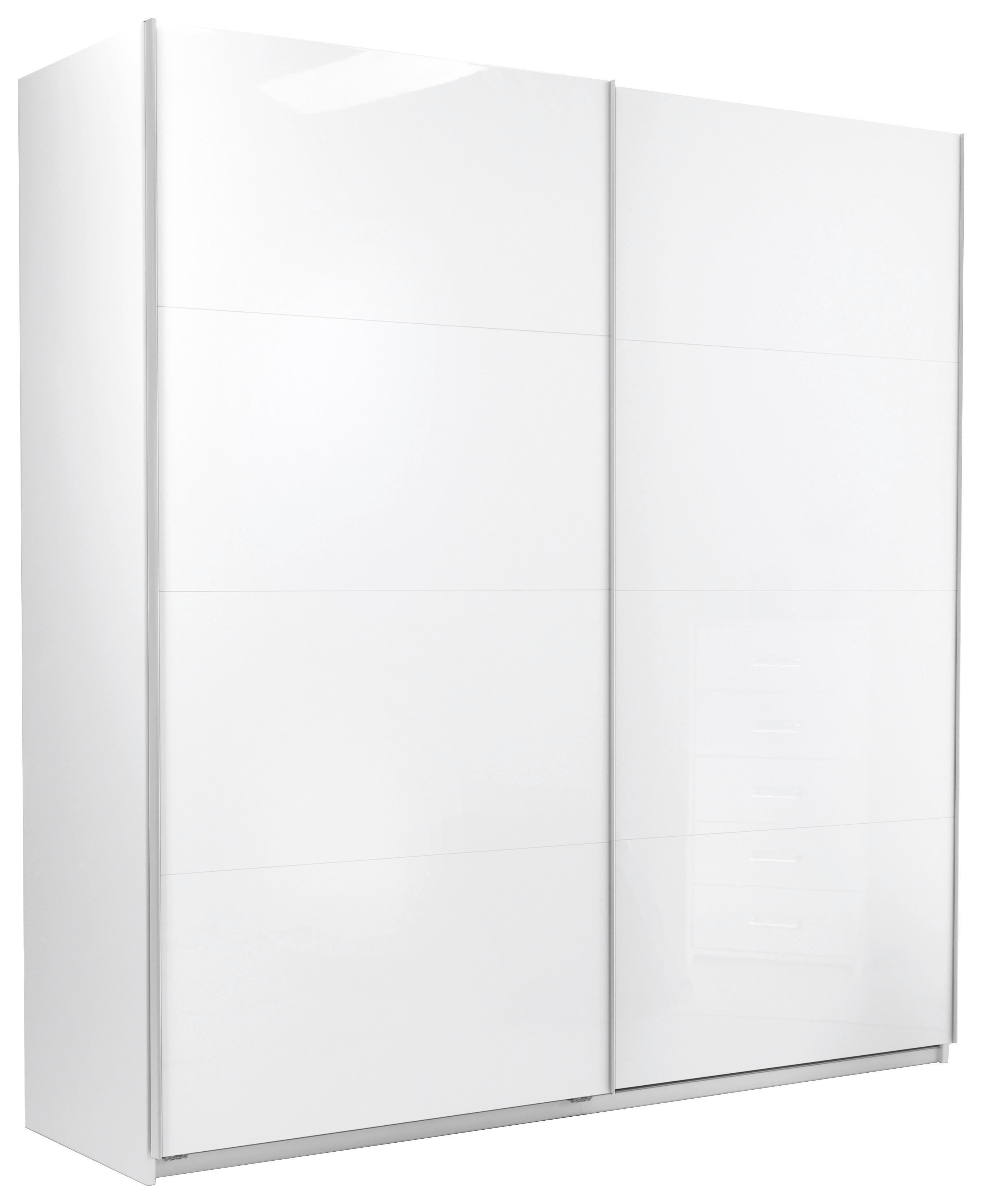 SCHIEBETÜRENSCHRANK Viva Weiß Hochglanz B: 200cm