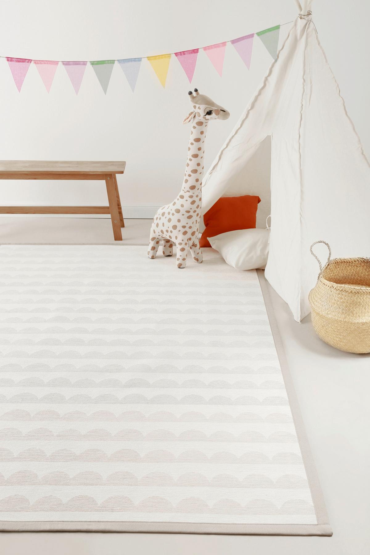 Kinderteppich Beige, BxL: ca. 70x140 cm - Beige, Trend, Textil (70/140cm) - Esprit