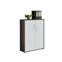 AKTENSCHRANK OFFICE EDITION - Anthrazit/Weiß, MODERN, Holzwerkstoff (84,4/113,6/33cm) - MID.YOU