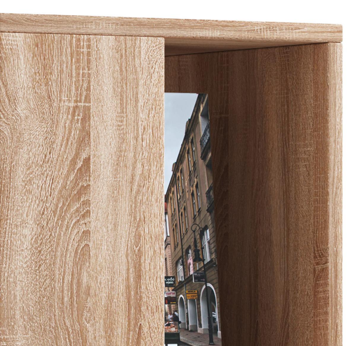 Standregal Drehbar Stifta Xl B: 34 Cm Sonoma Eiche Dekor - Sonoma Eiche, Basics, Holzwerkstoff (34/109/34cm) - MID.YOU
