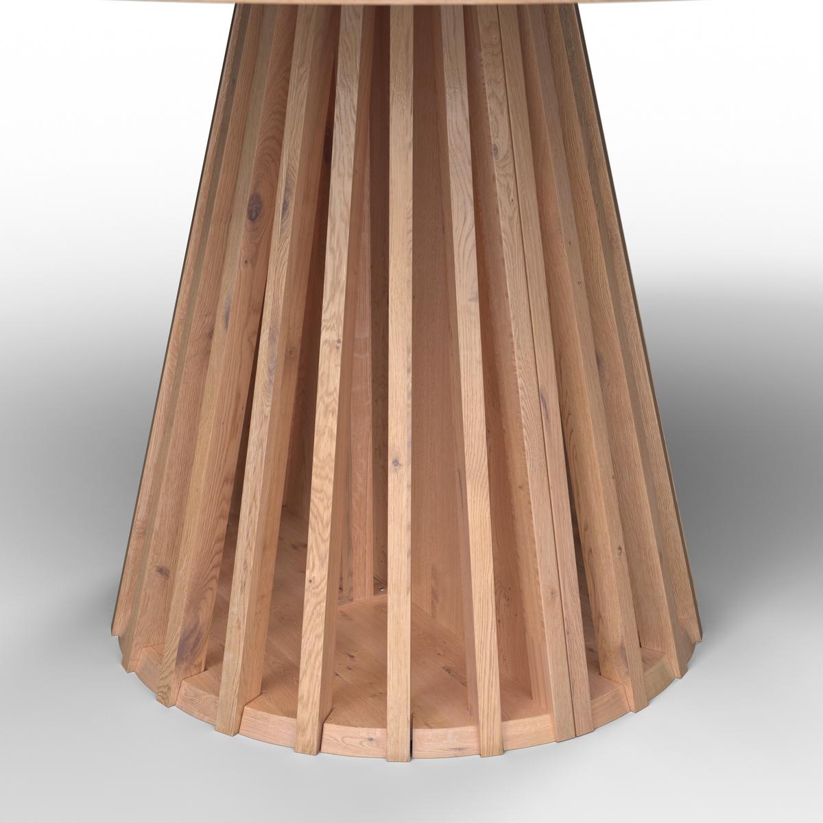 Rozťahovací stôl ENNIO 120 - farba duba, Modern, drevo/kompozitné drevo (120-160/76/120cm) - Bessagi Home