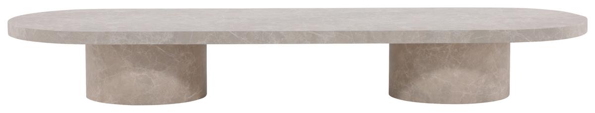 Couchtisch Narvik - Beige, Design, Holz (190/60/25cm) - Livetastic