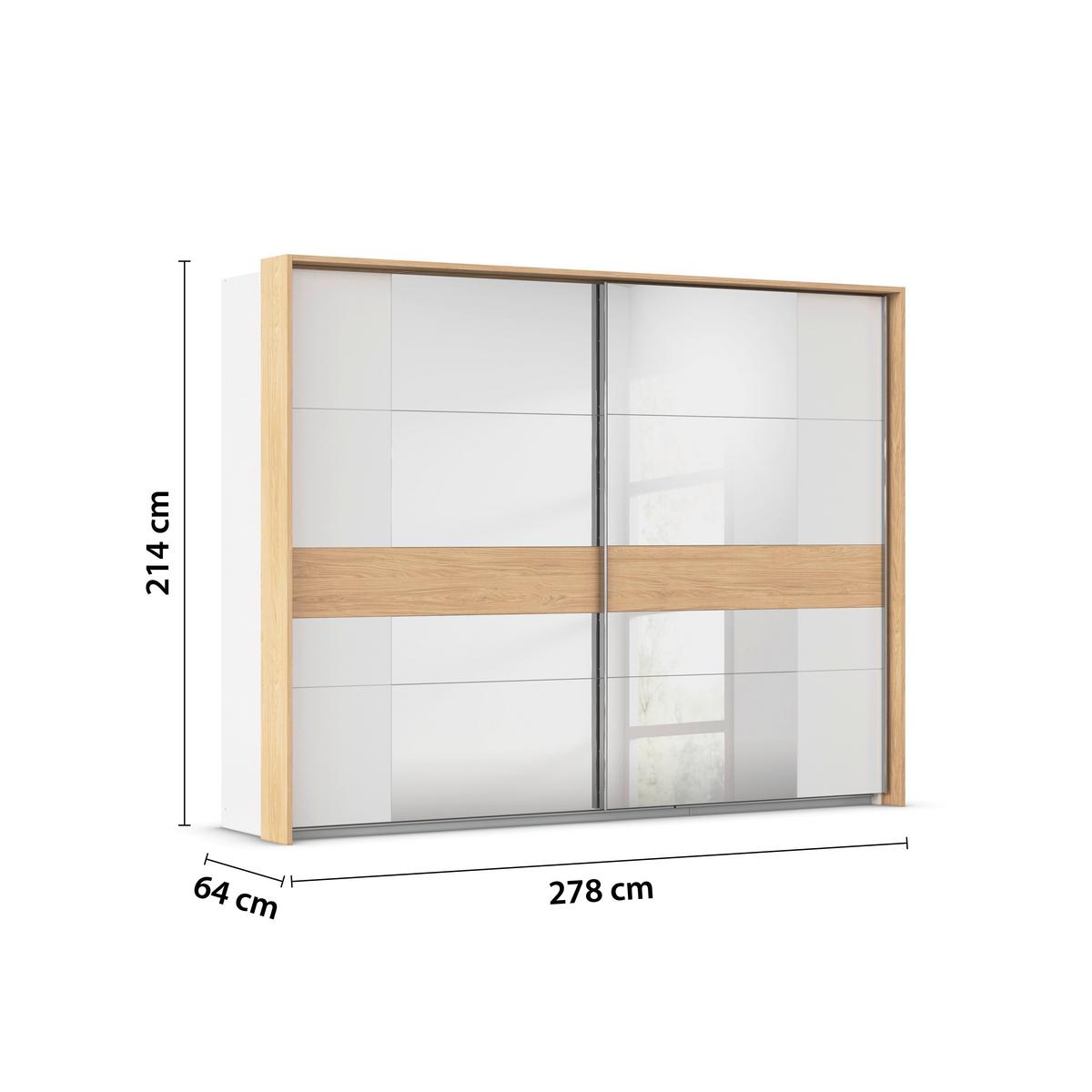 Passepartoutrahmen Calisto - Eichefarben, KONVENTIONELL, Holzwerkstoff (278/214/23cm) - James Wood