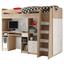 Stauraumbett Unit 90x200 inkl. Schreibtisch und Leiter - Weiß/Sonoma Eiche, MODERN, Holzwerkstoff (204/160/124cm) Stauraumbett Unit 90x200 inkl. Schreibtisch und Leiter - Weiß/Sonoma Eiche, MODERN, Holzwerkstoff (204/160/124cm)
