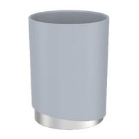 POHÁR NA ZUBNÉ KEFKY CHRIS - antracitová, Modern, kov/plast (8/11cm) - Mömax