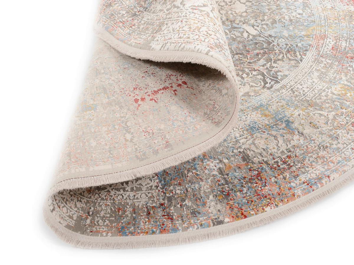 Webteppich Avignon Multicolor Rund Ø 160 cm - Multicolor, Design, Textil (160cm) - Dieter Knoll