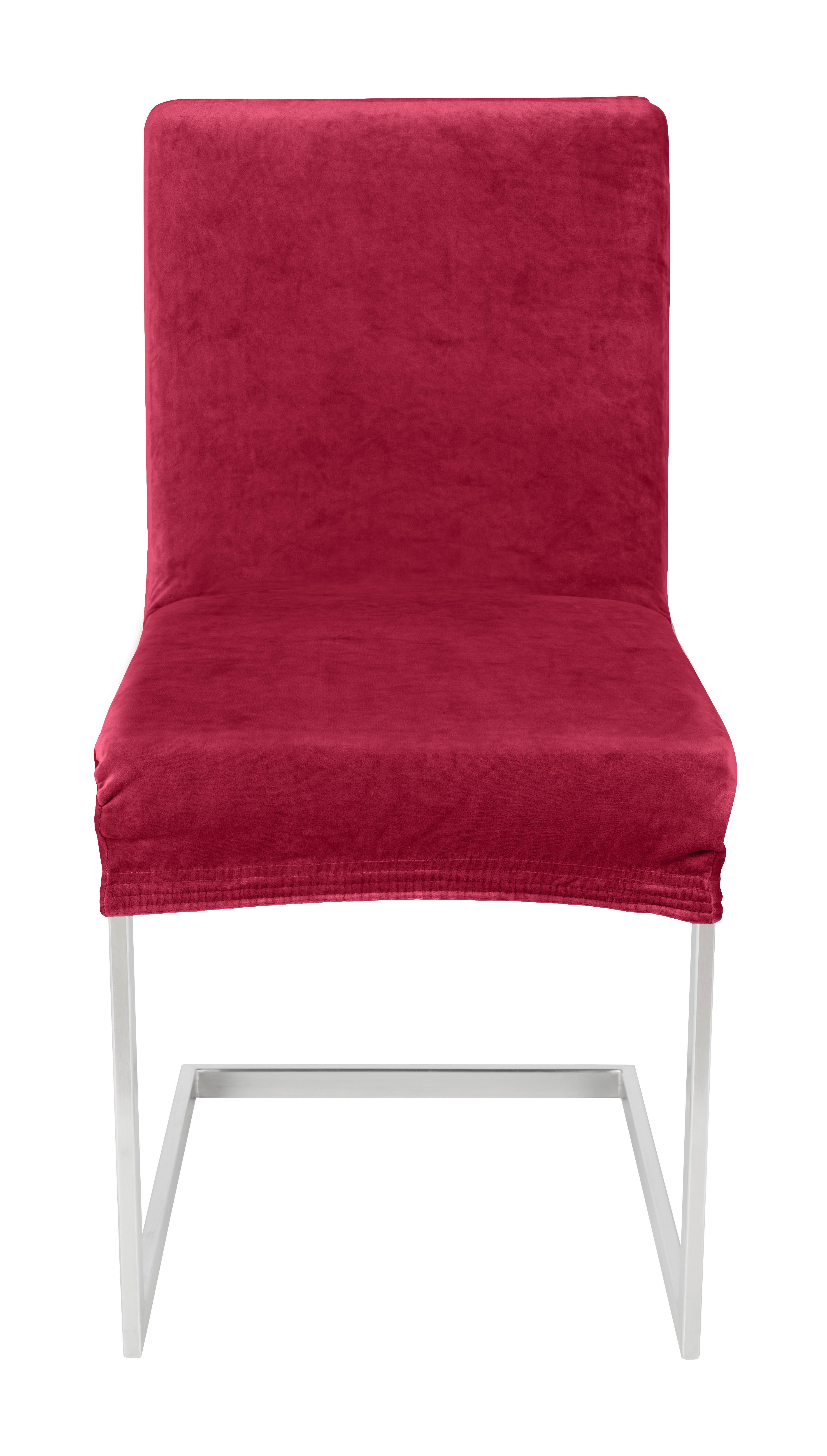 Návlek na stoličku Steve, 68/48/48cm, červená - červená, Konventionell, textil (68/48/48cm) - Modern Living