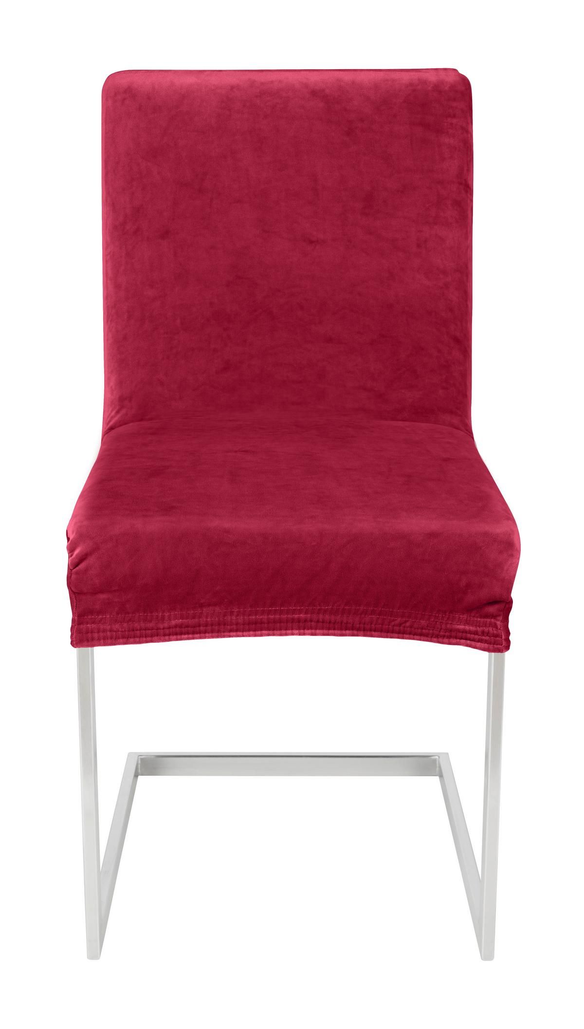 Povlak na židli Steve, 68/48/48cm, červená - červená, Konvenční, textil (68/48/48cm) - Modern Living