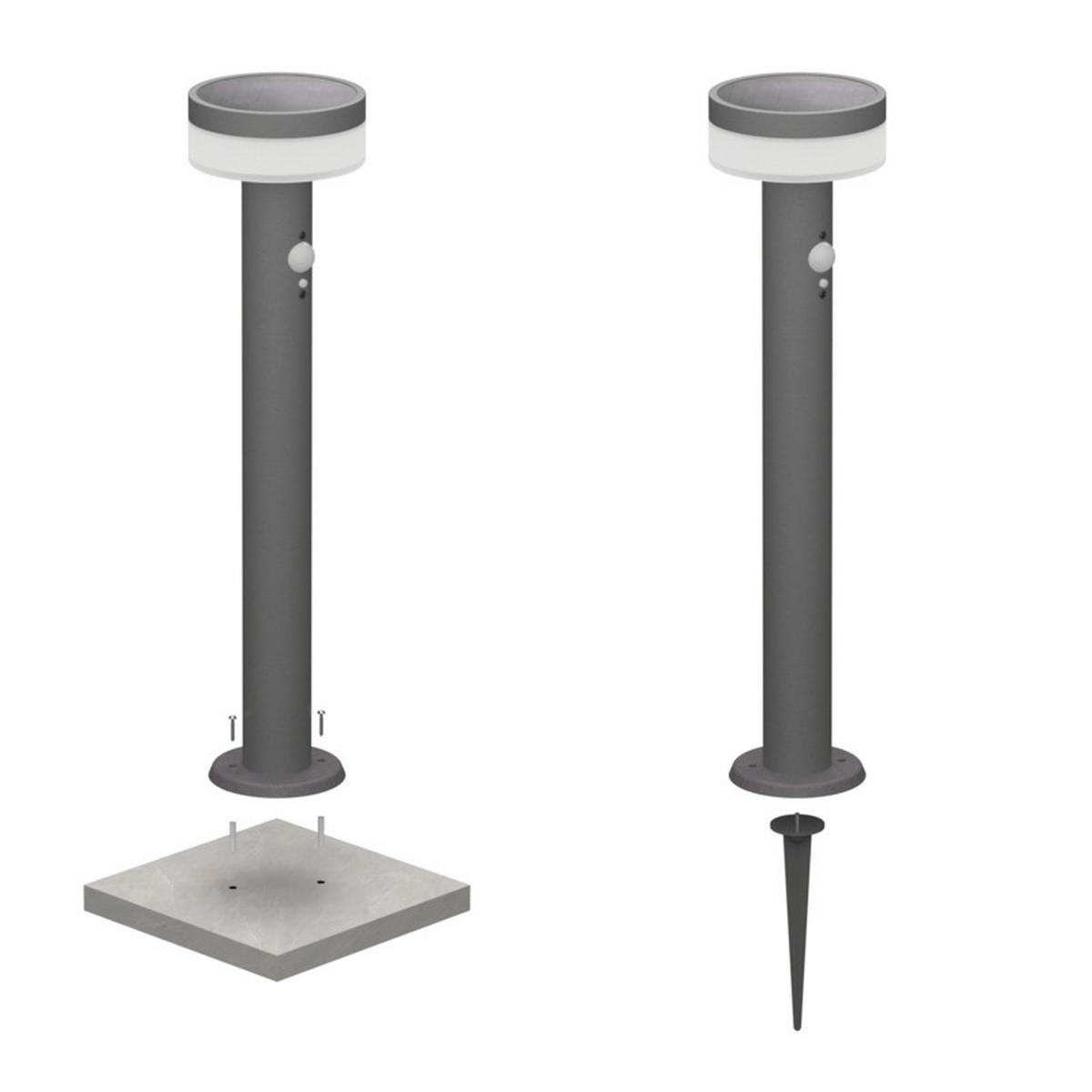 VONKAJŠIE LED SVIETIDLO TERION - antracitová, Modern, kov/plast