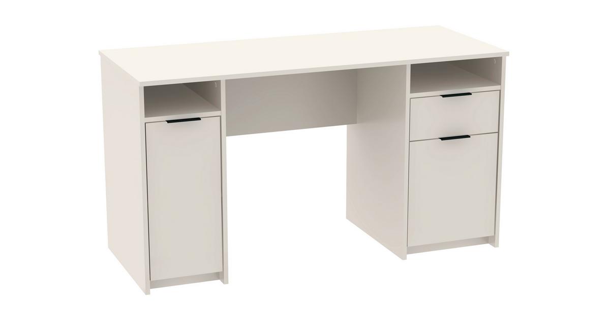 Schreibtisch Urbano Kaschmir B: 138 cm - Kaschmir, MODERN, Holzwerkstoff (138/76/57cm)