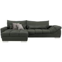 Rohová sedačka WAIKIKI, oboustranná, zelená/šedá - šedá/zelená, Konvenční, textil/plast (337/69/228cm) - Mömax
