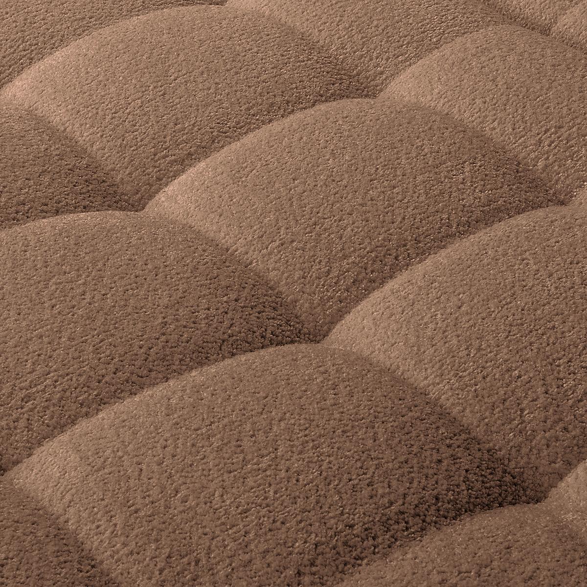 Bigsofa Naomi Hellbraun B: 284 Cm - Hellbraun/Schwarz, Design, Textil (284/94/148cm) - Livetastic