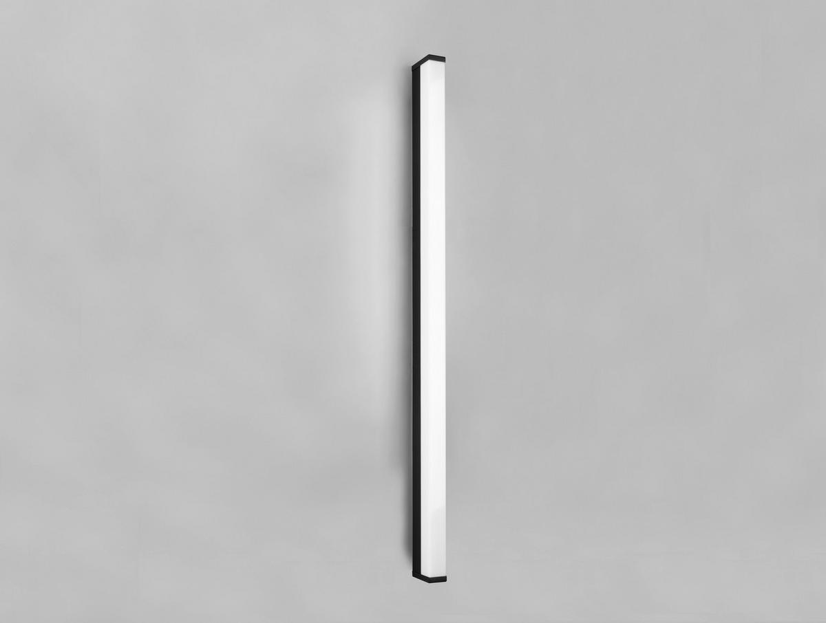 Led-wandleuchte Fabio, 1-Flammig, Länglich - Schwarz/Weiß, Basics, Kunststoff/Metall (120/3,8/7,9cm) - Trio Leuchten