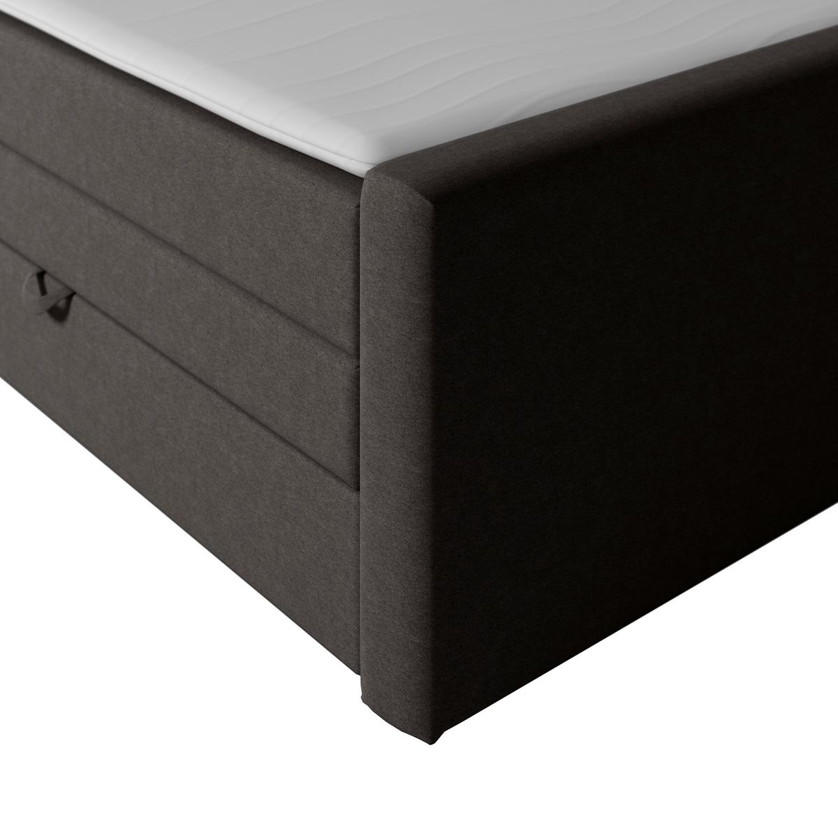 Bospringbett Lima 180x200 cm Anthrazit - Anthrazit, MODERN, Holz/Kunststoff (180/200cm) - MID.YOU