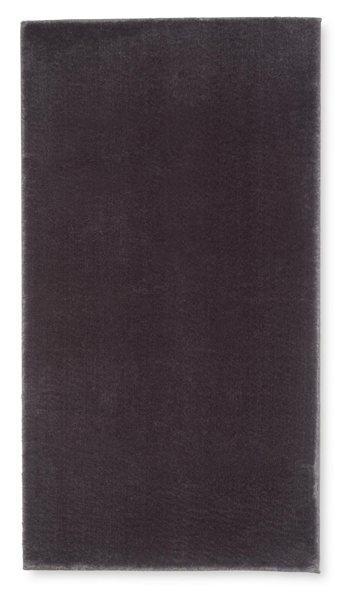 Fellteppich Roby Anthrazit 60x110 Cm Kunststoff - Anthrazit, Basics, Kunststoff (60/110cm) - Luca Bessoni