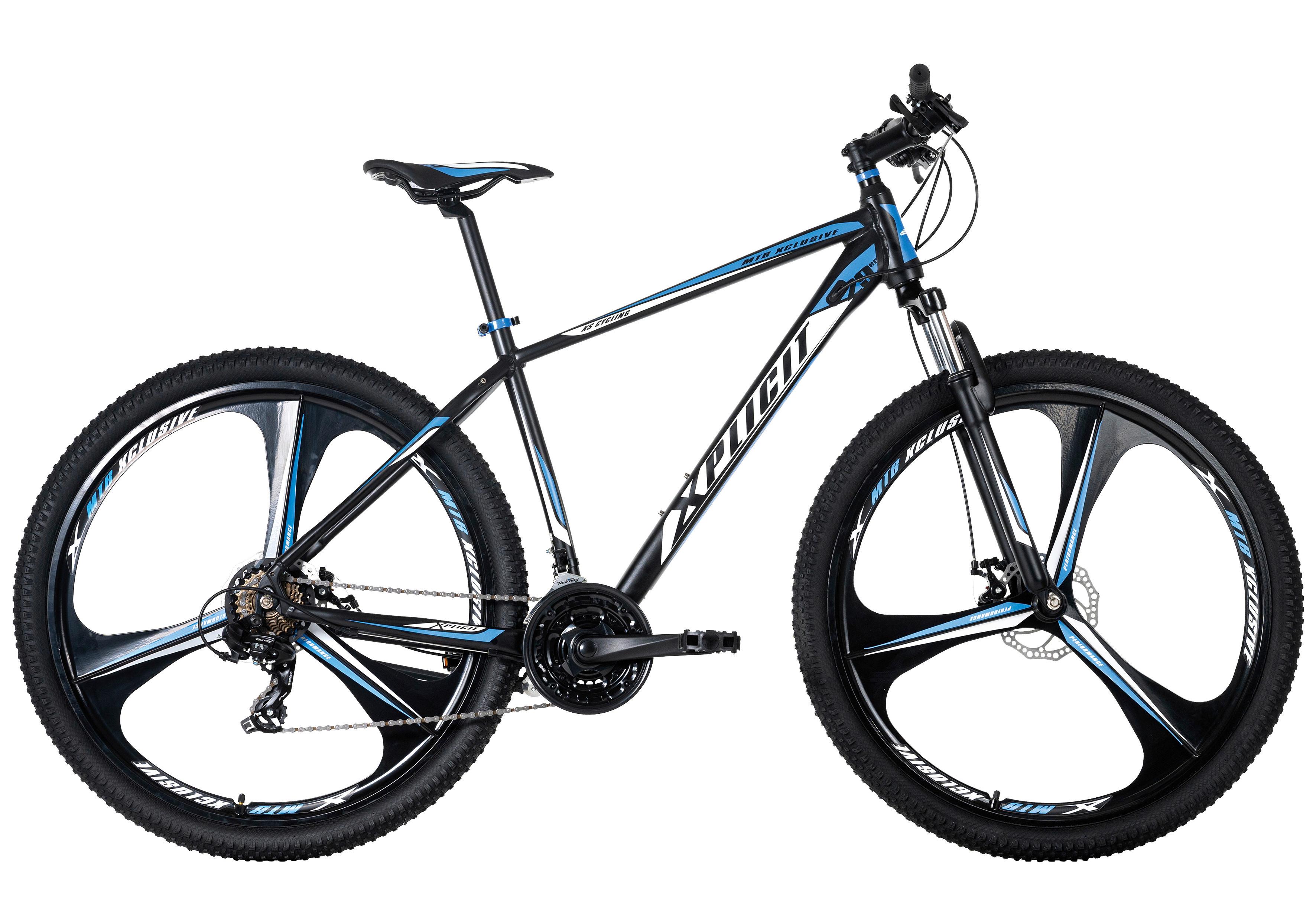 Mountainbike Hardtail 29 Zoll Xplicit 21 Gänge - Blau/Schwarz, Basics, Metall (139/76/21cm) - KS Cycling